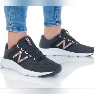 New Balance Womens WDRFT LK1 Athletic Running Shoe Orca/Peach US 7B